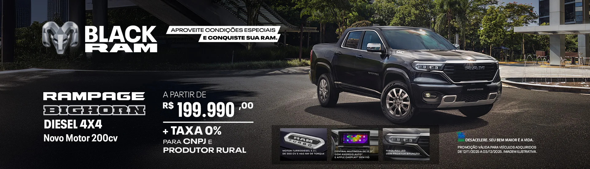 Oferta Novembro Ram Rampage Le Lac