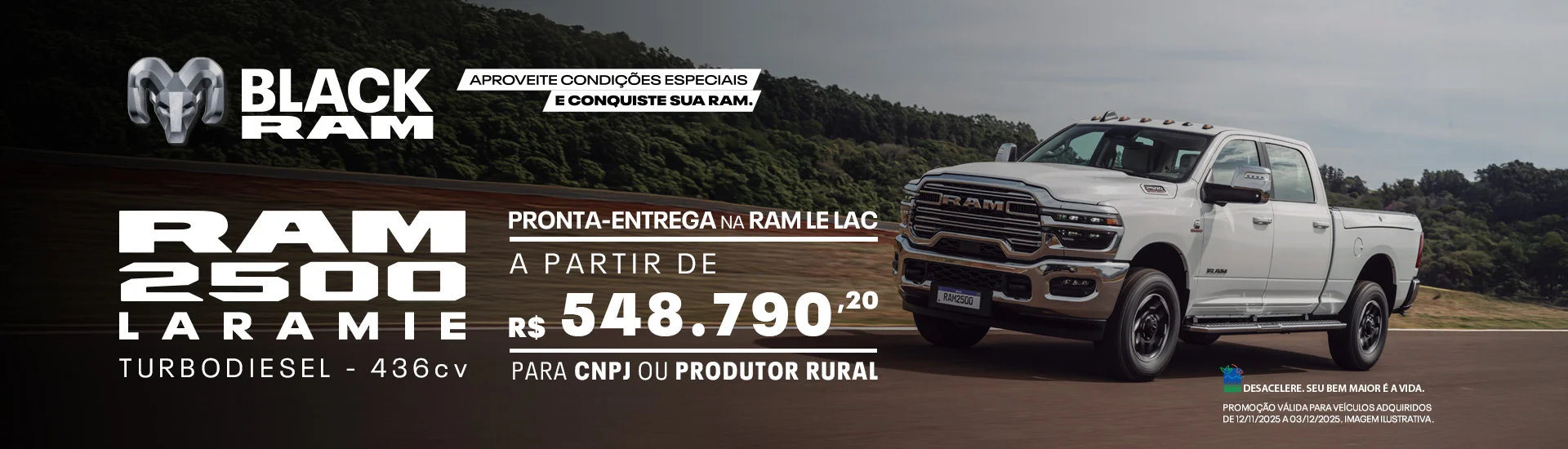 Oferta Novembro Ram 2500 Le Lac