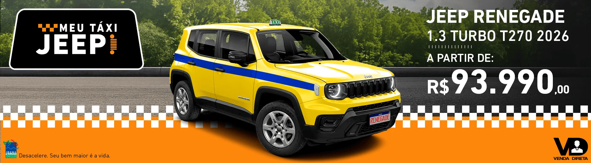 Jeep Renegade - Táxi VD Leauto