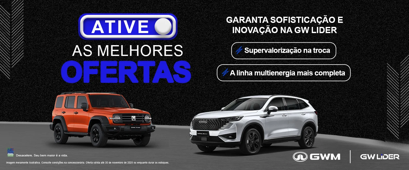 Ofertas, elétrico, GWM