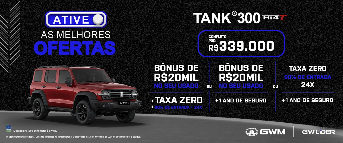 Ofertas, elétrico, GWM