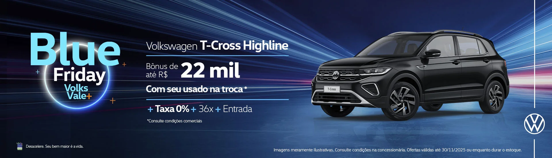 Campanha Blue Friday - Tcross