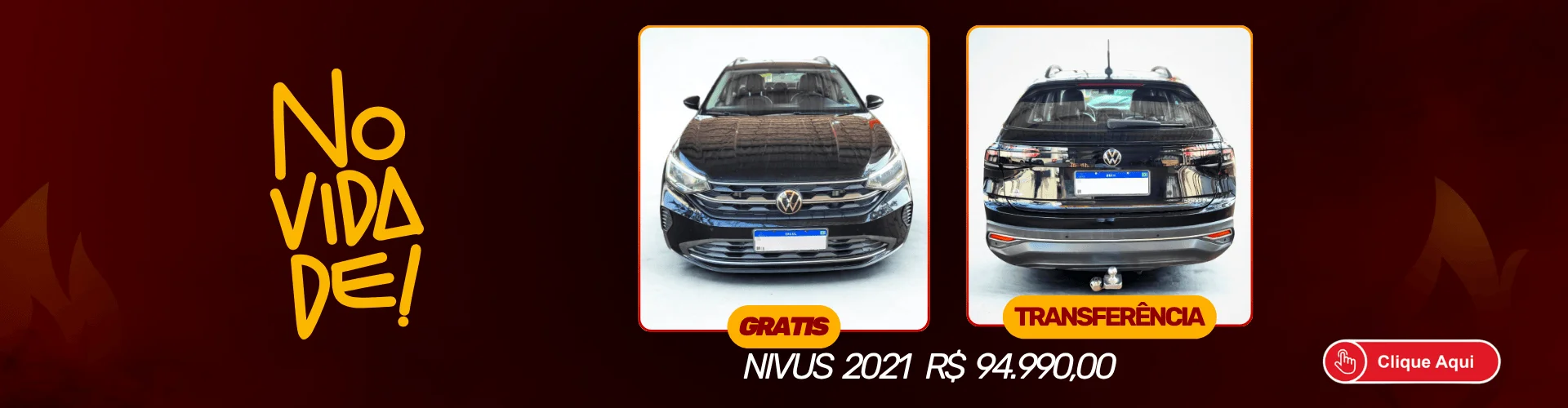 Nivus 2021 com transferência GRÁTIS por R$ 94.990!