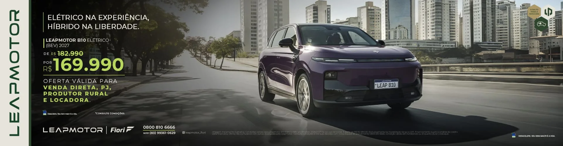 Leapmotor B10 Elétrico 2027 para Venda Direta | Fiori