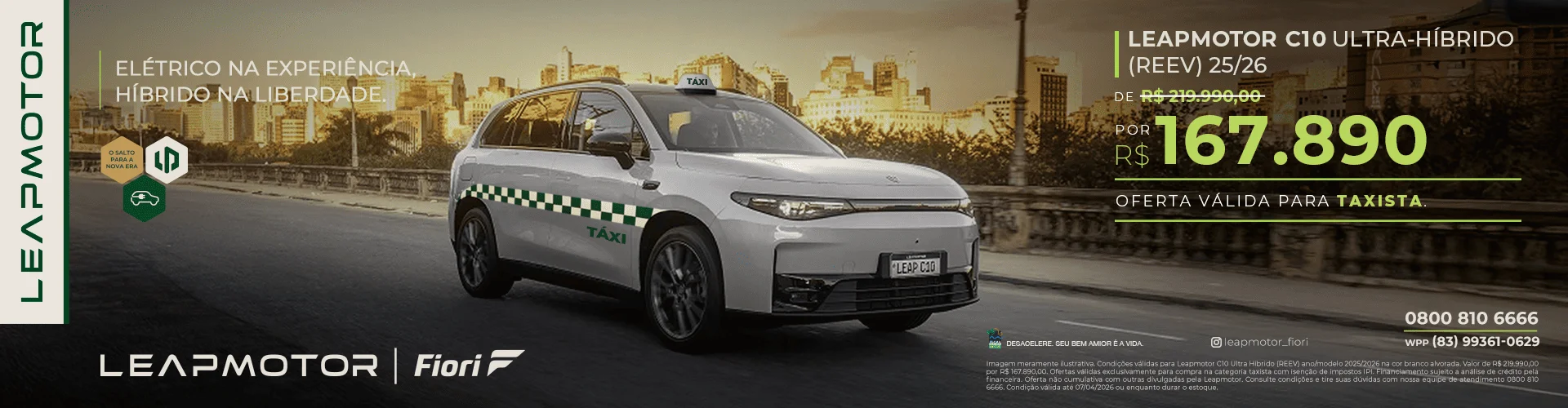Leapmotor C10 Elétrico (BEV) para PCD | Condições Fiori