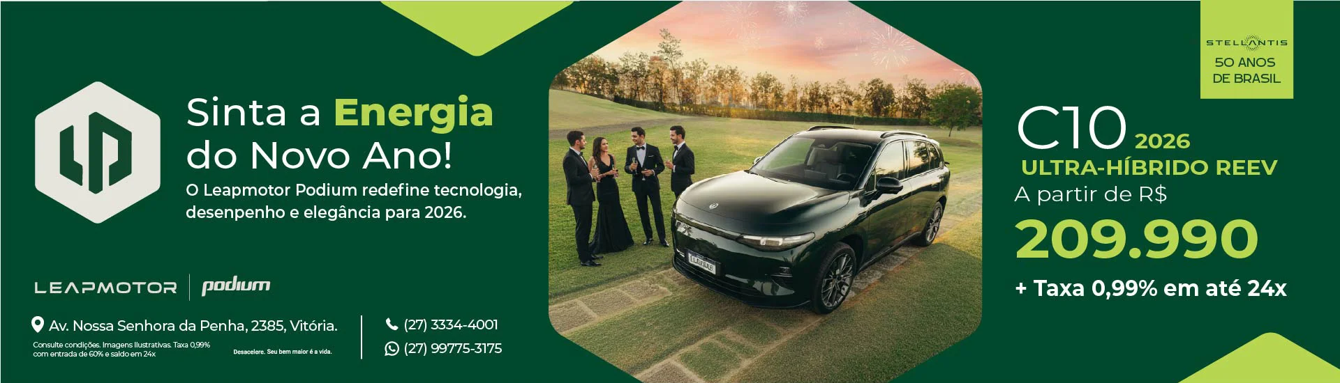Carro C10 Leapmotor Podium Espirito Santo