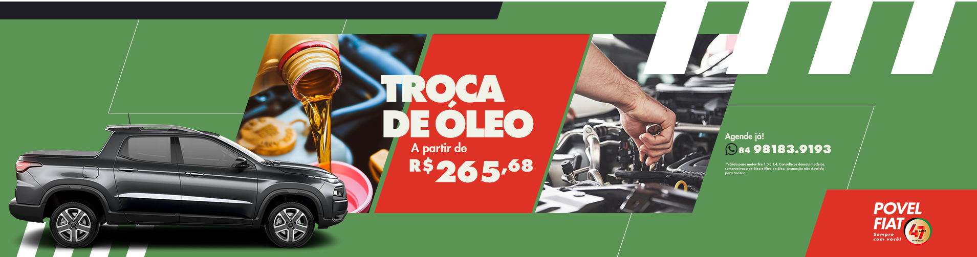 troca de oleo