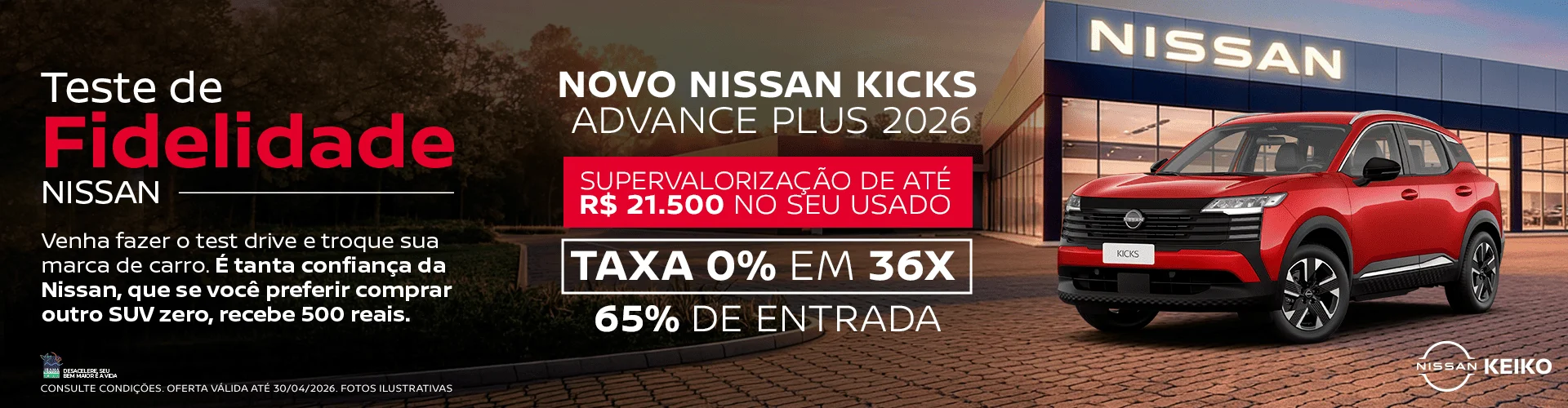 001_NissanKeiko_BannerSite_TesteDeFidelidade_NovoKicksAdvancePlus_1920x500