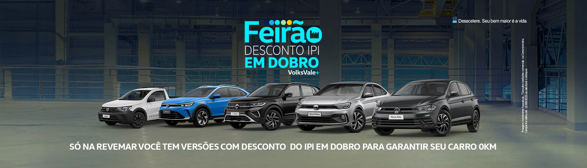 Feirão Desconto de IPI em Dobro VolksVale+