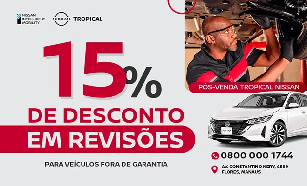 15% de Desconto em Revisões