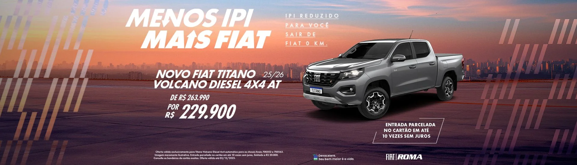 Campanha de vendas Roma Fiat - Titano