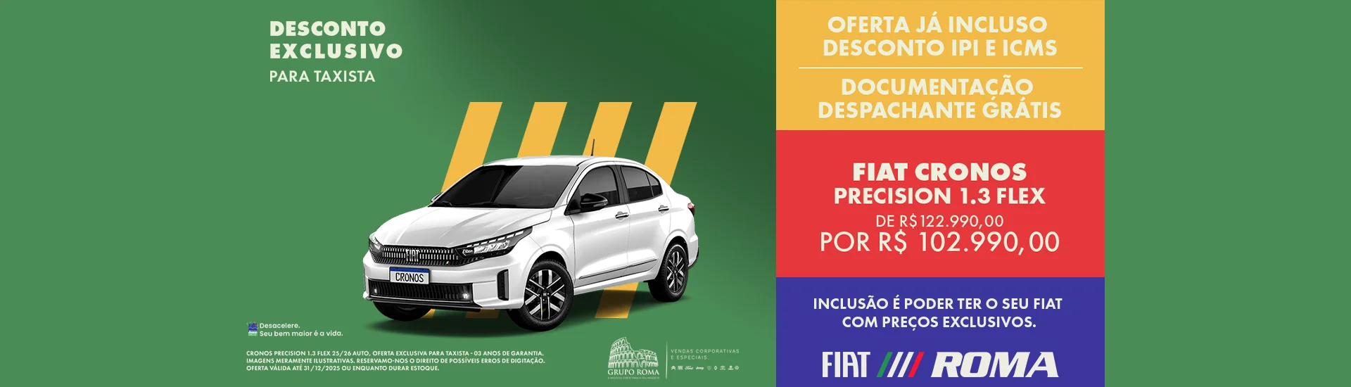 Campanha VD Cronos Taxista