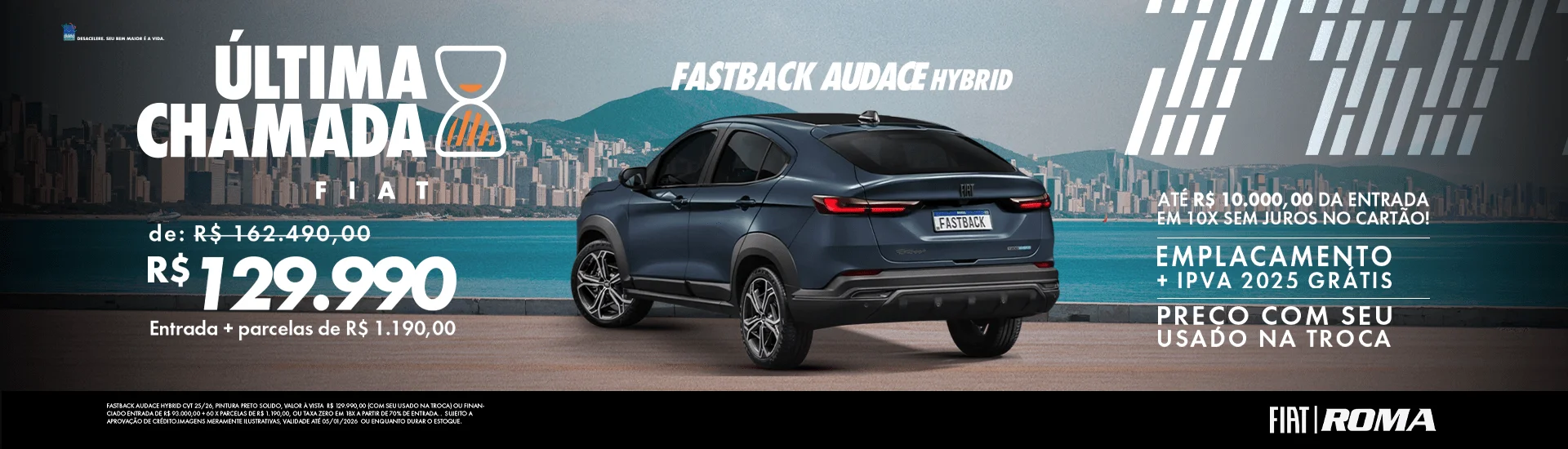 Última chamada Fiat Fastback audace