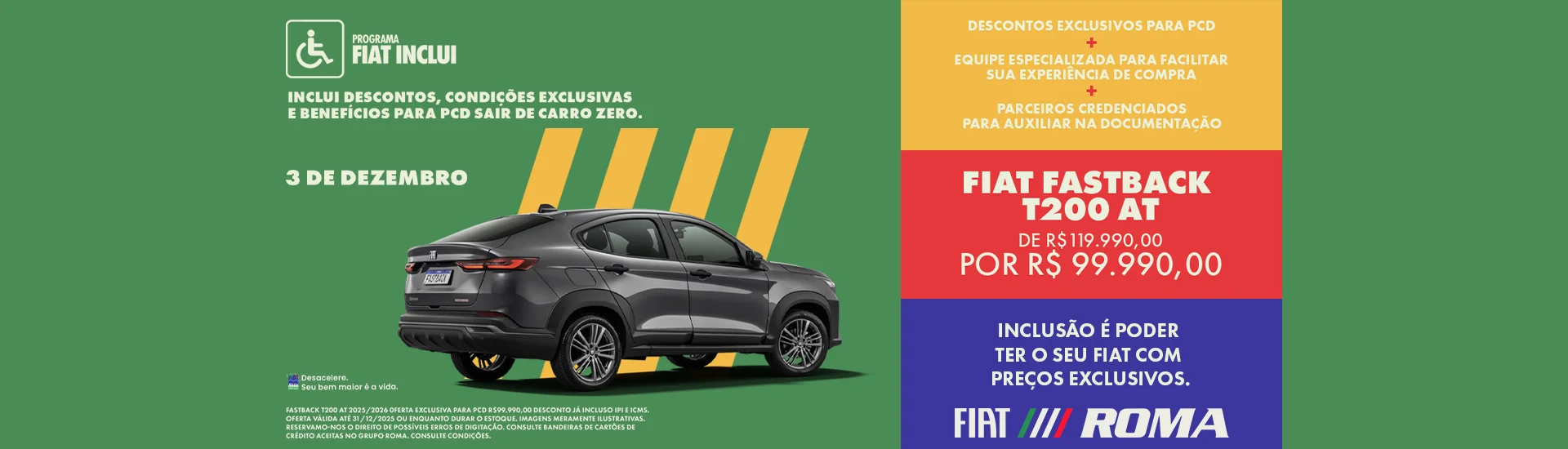 Programa Fiat Inclui PcD Fastback