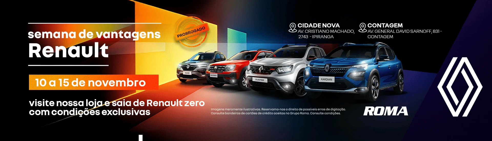 Semana de vantagens Renault Roma