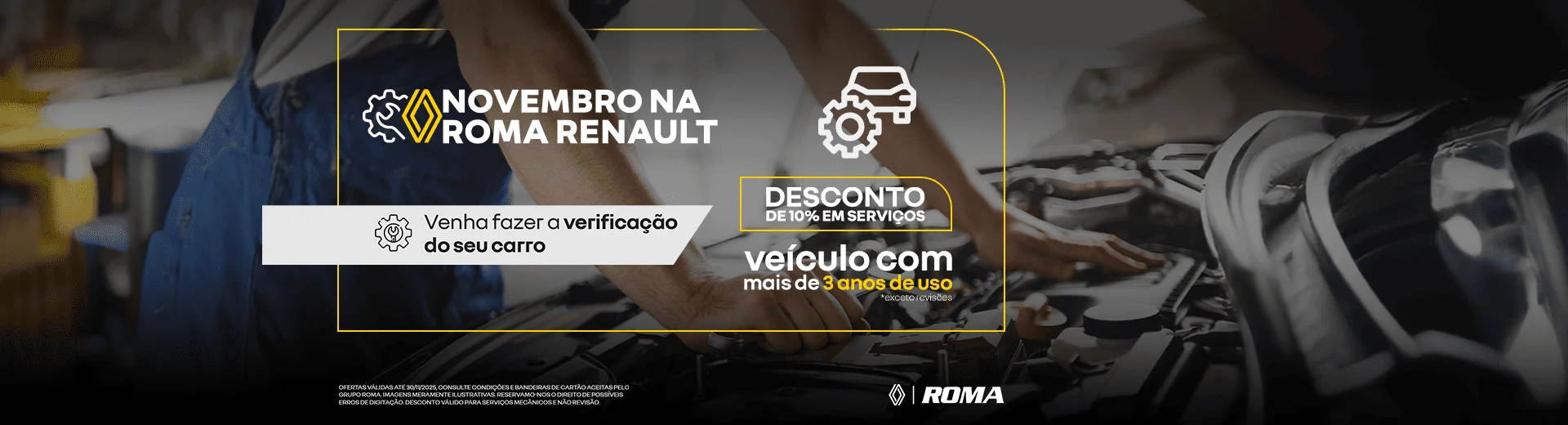 Ofertas de pós-vendas Roma Renault
