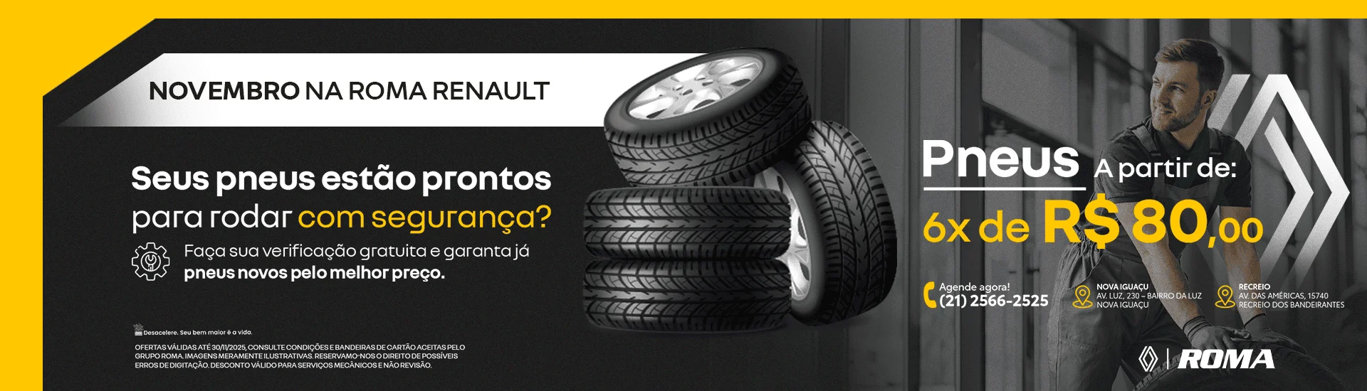 Ofertas de pós-vendas Roma Renault