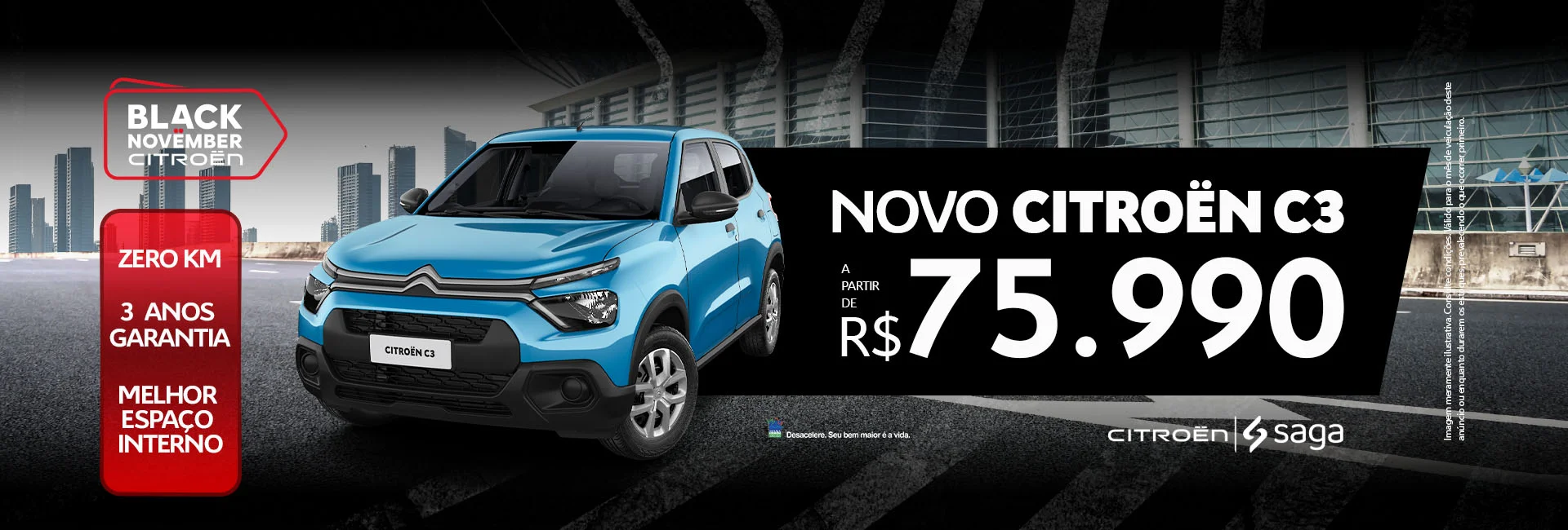 Oferta -Novo Citroën C3