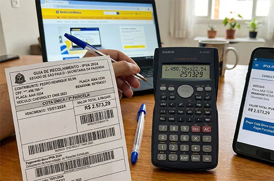 Valor do IPVA 2026: entenda como calcular em cada estado