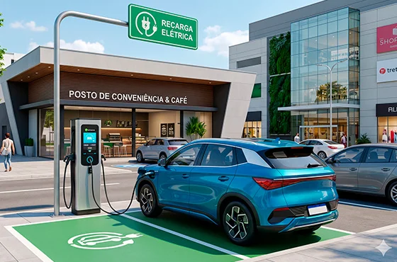 Onde carregar carro elétrico em Goiânia: guia de pontos