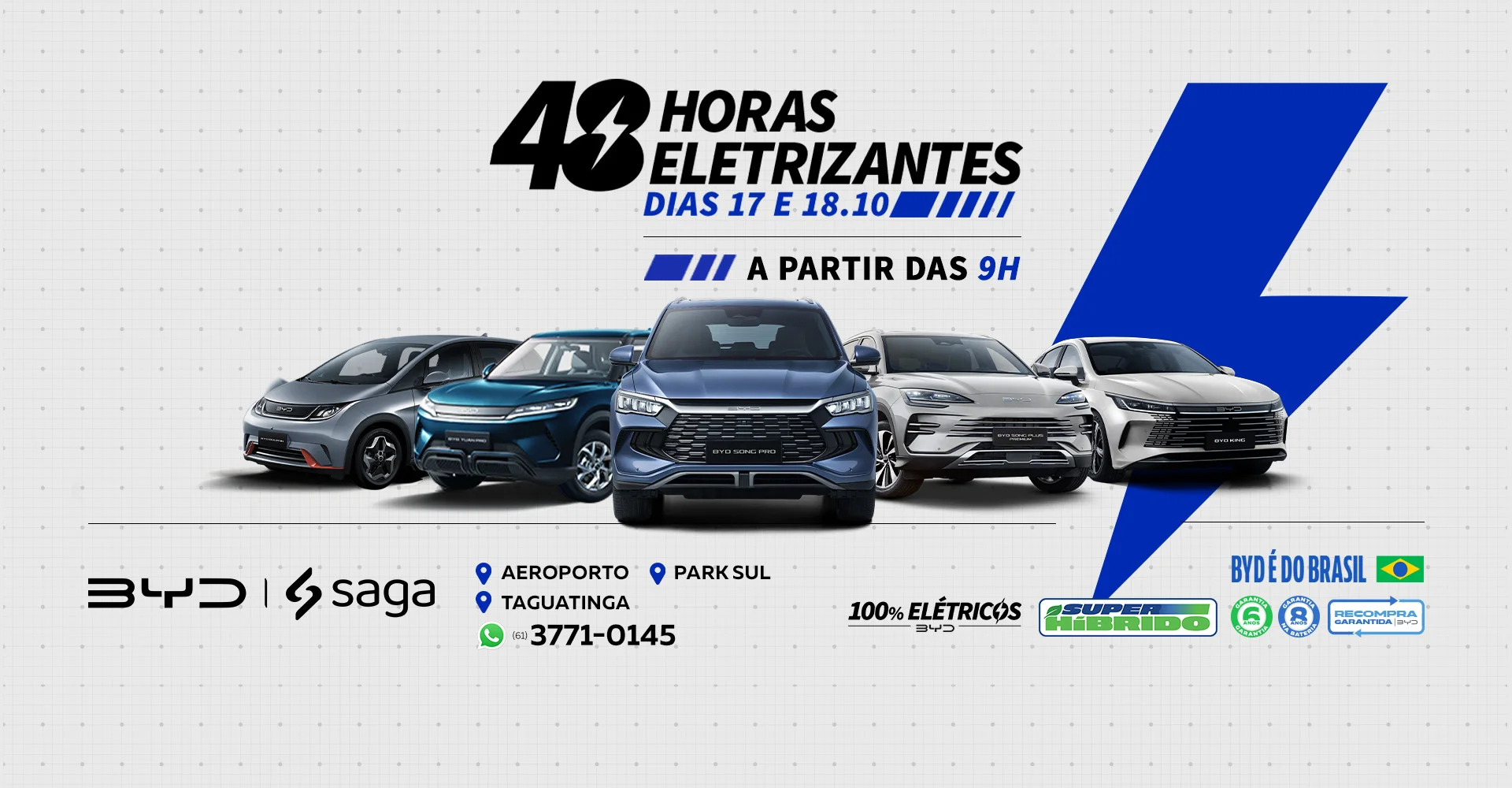 [Saga BYD BSB] 48h Eletrizantes