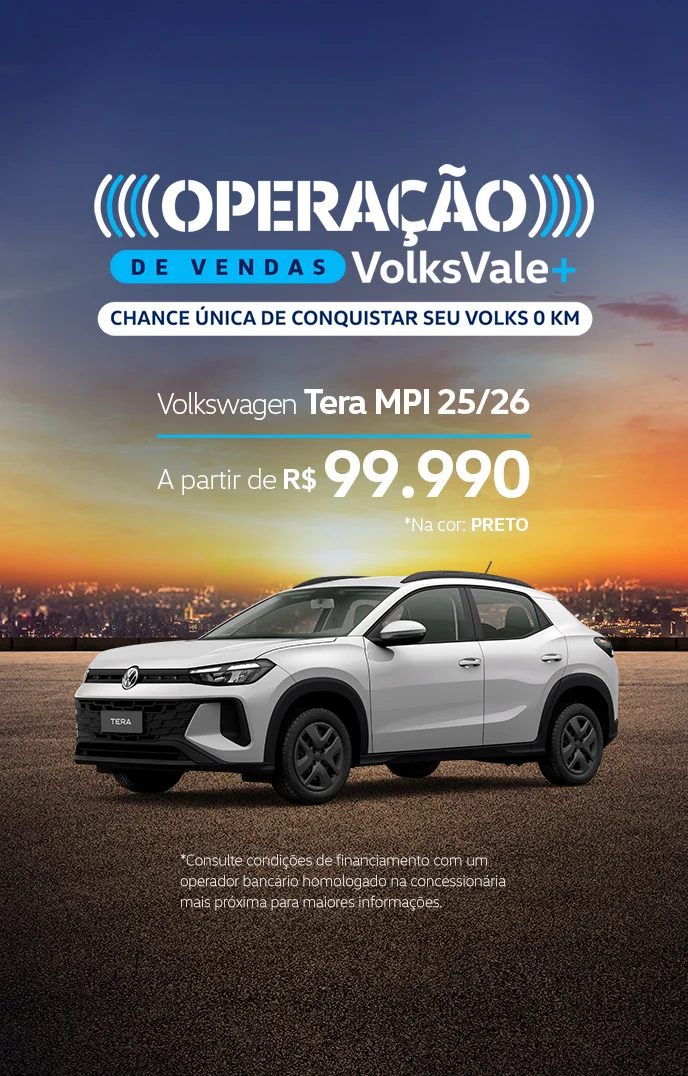 Oferta Operação Volks Vale Mais do carro Tera da Saga Volkswagen de Porto Velho