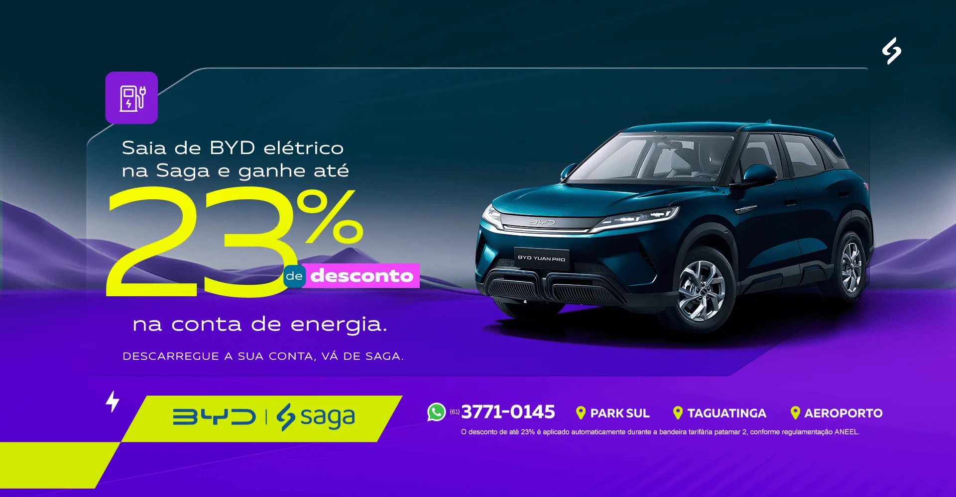 23% de Desconto na Energia