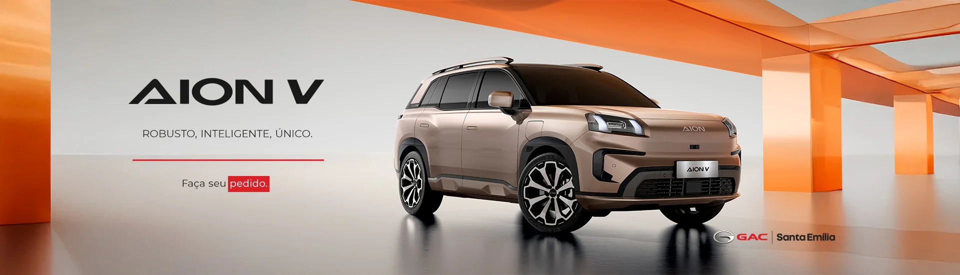GAC Aion V na Santa Emília