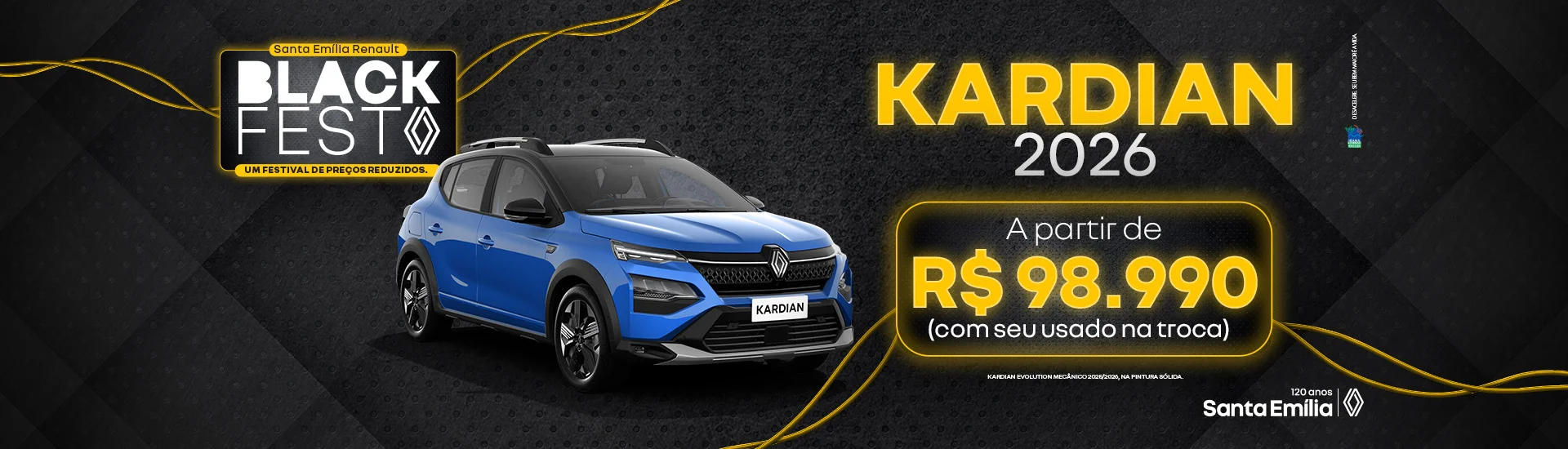 OFERTA RENAULT KARDIAN 2026 NA SANTA EMÍLIA