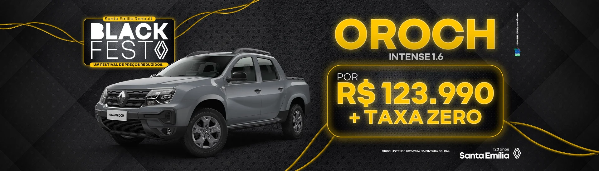 OFERTA OROCH 2026 NA SANTA EMÍLIA RENAULT