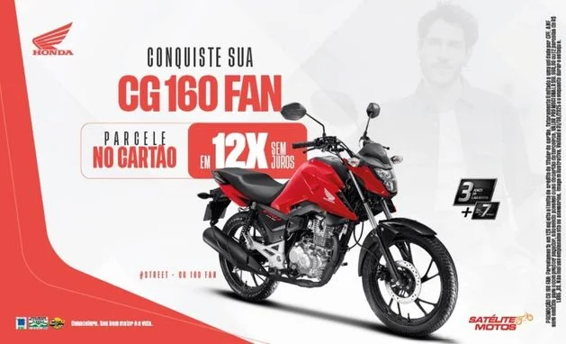 CG 160 Fan 2025 - CG FAN 12x SEM JUROS NO CARTÃO CG 160 Fan 2025 - CG FAN 12x SEM JUROS NO CARTÃO