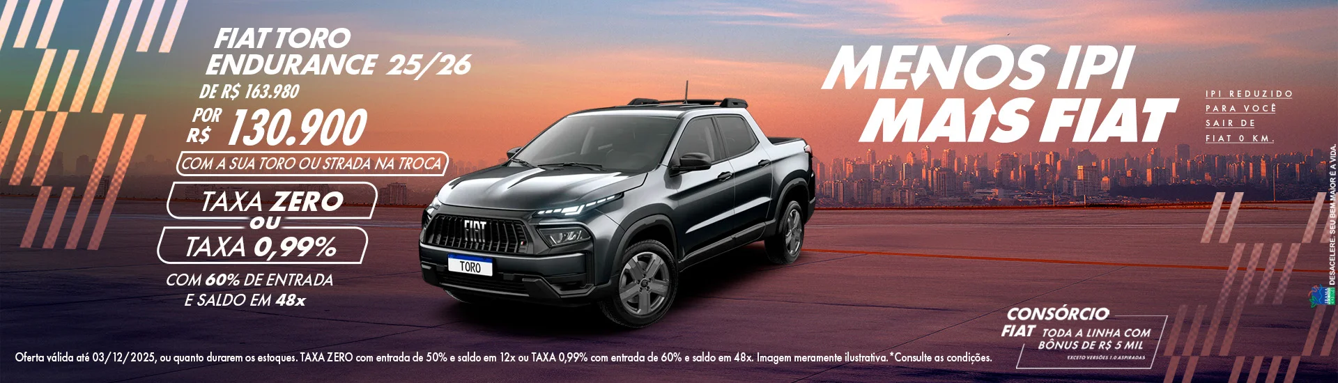 MENOS IPI MAIS FIAT NOVEMBRO 2025