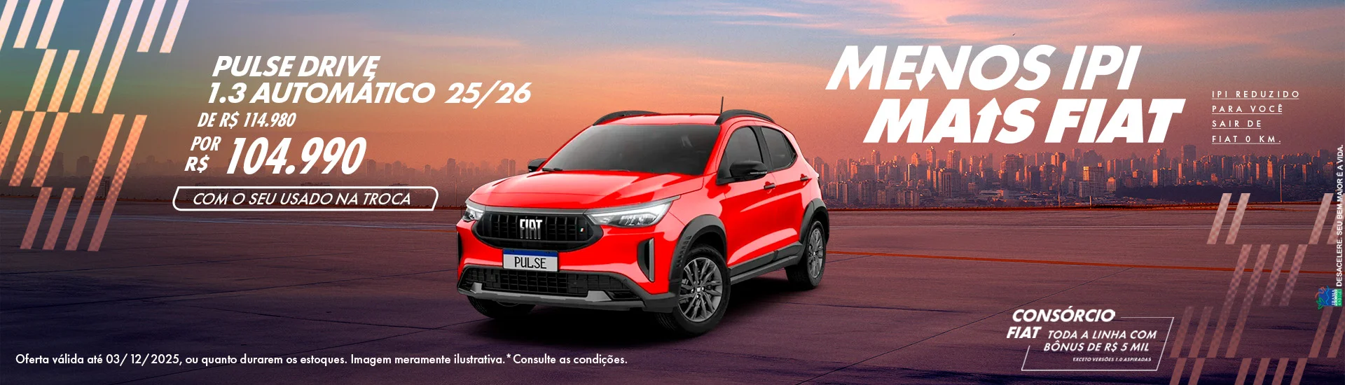 MENOS IPI MAIS FIAT NOVEMBRO 2025