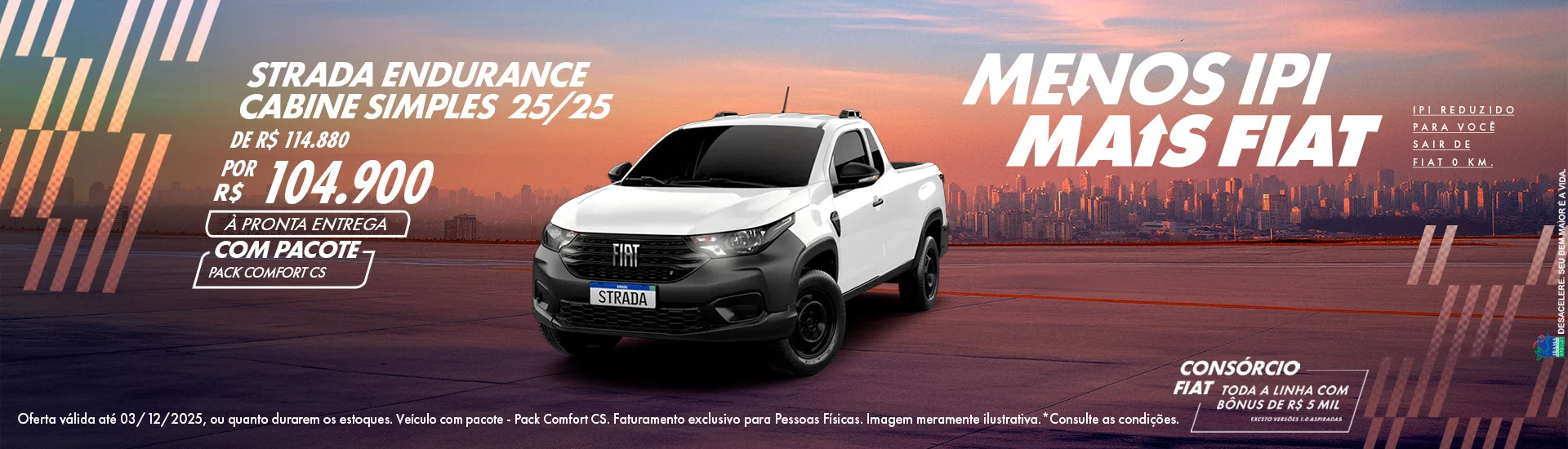 MENOS IPI MAIS FIAT NOVEMBRO 2025