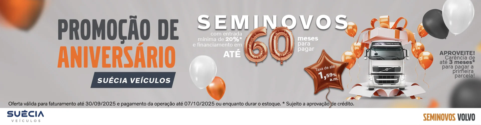 Aniversário Suécia é sinônimo de oportunidade!