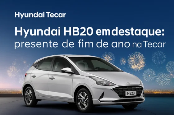 Hyundai HB20 com condições especiais na Tecar Hyundai