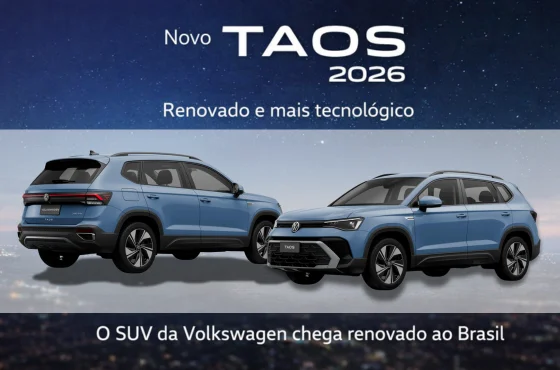 Novo Taos 2026: novidades do SUV médio da Volkswagen