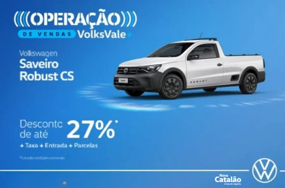 Saveiro com 27% de desconto para CNPJ em BH e Contagem