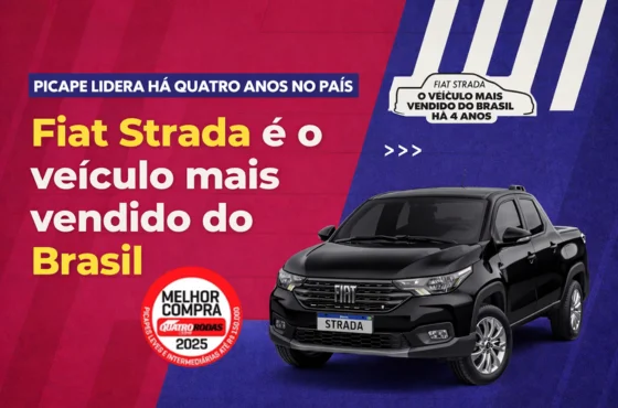 Fiat Strada: veículo mais vendido do Brasil em 2025