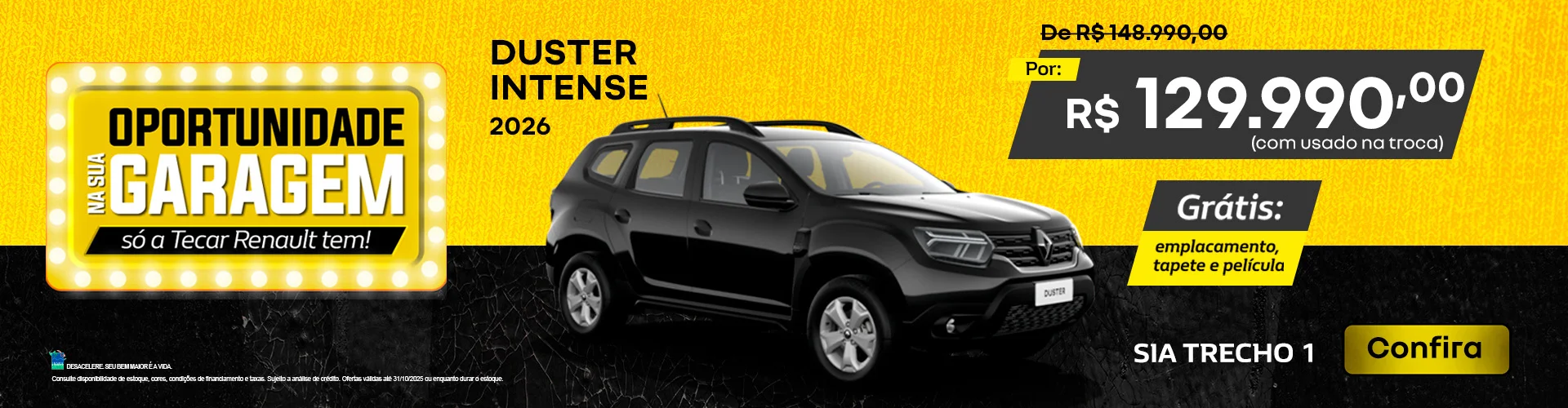 Oportunidade na sua garagem