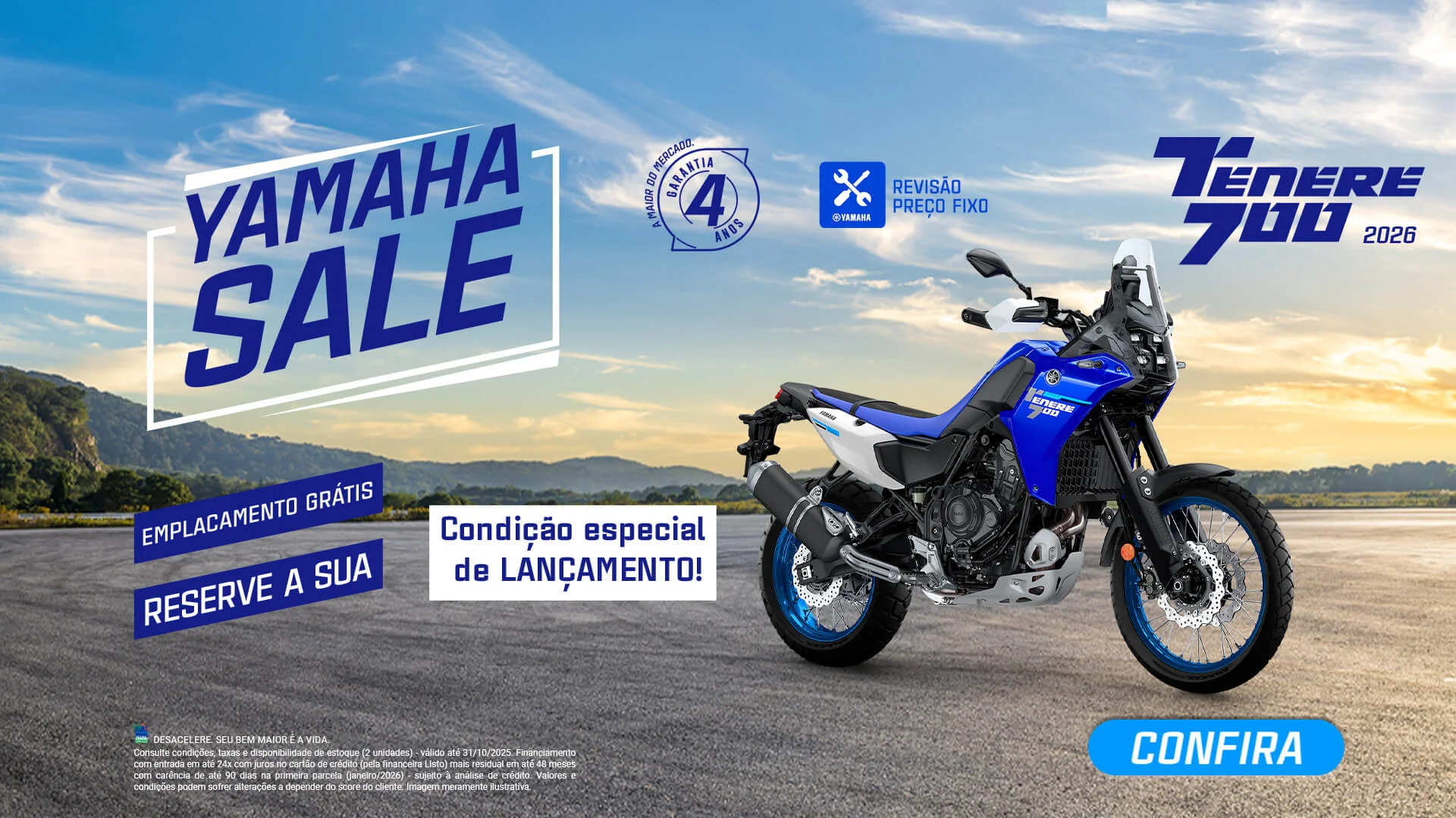 Yamaha Sale é na Tecar