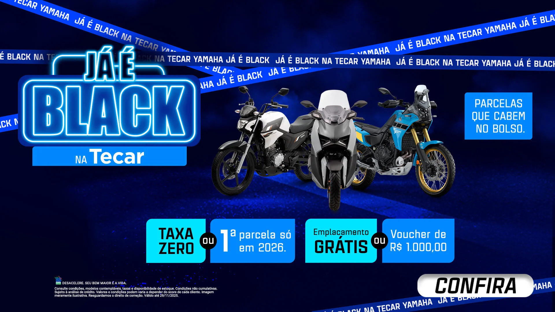 Já é Black na tecar