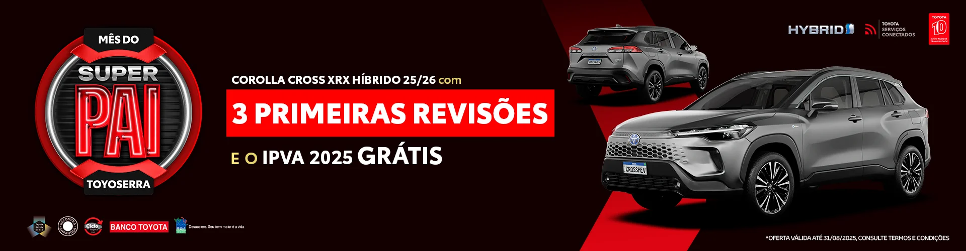 Corolla Cross XRX Híbrido: O SUV completo para o Superpai que merece o melhor!