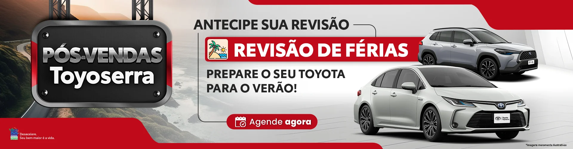 O fim de ano está chegando e é hora de deixar o seu Toyota pronto para as férias!
