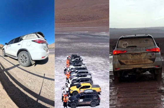 A Toyoserra esteve presente em uma aventura off-road