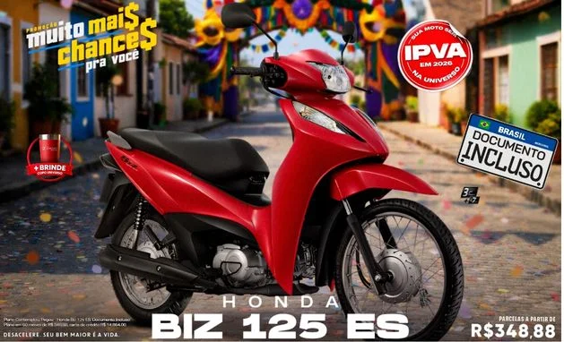 Biz 125 ES  - Honda Biz 125 ES com condições imperdíveis!