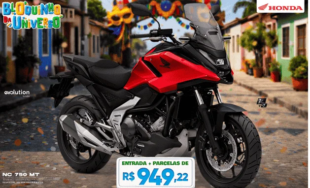 NC 750X MT - 
Honda NC 750 MT com condições exclusivas!