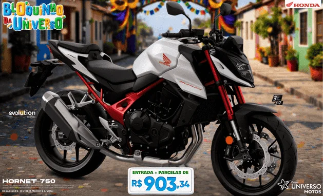 Hornet 750 -  Hornet 750 com condições imperdíveis!