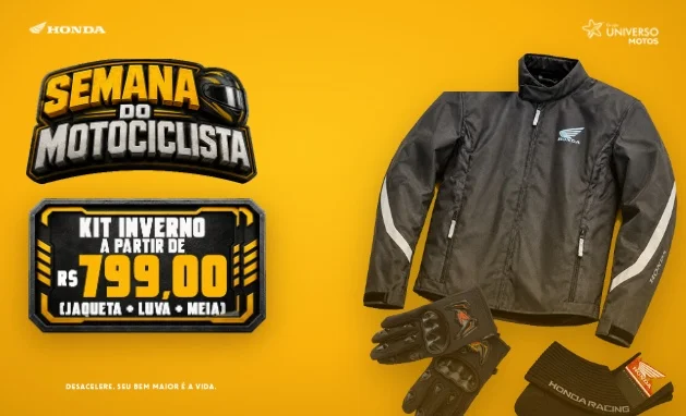 Hornet 500 - Kit Inverno a partir de R$799,00