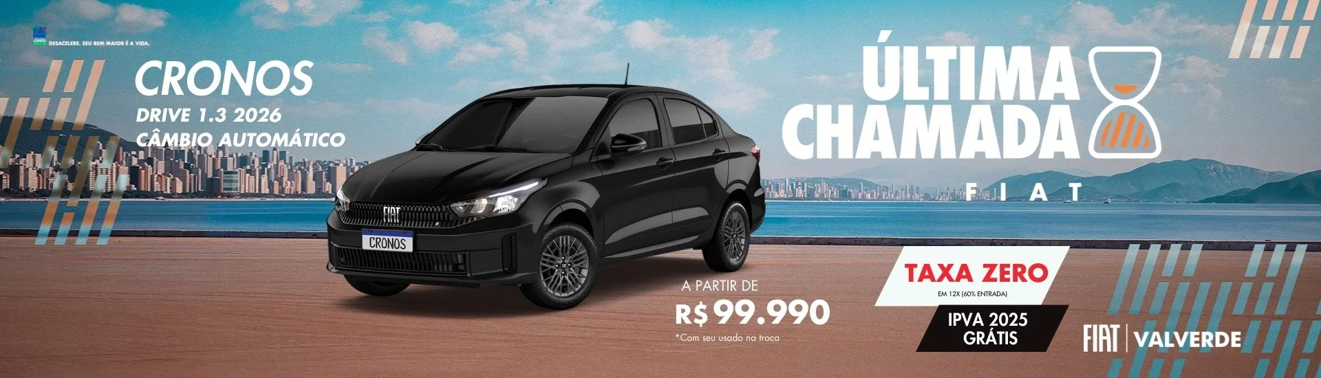 Fiat Cronos Drive câmbio automático